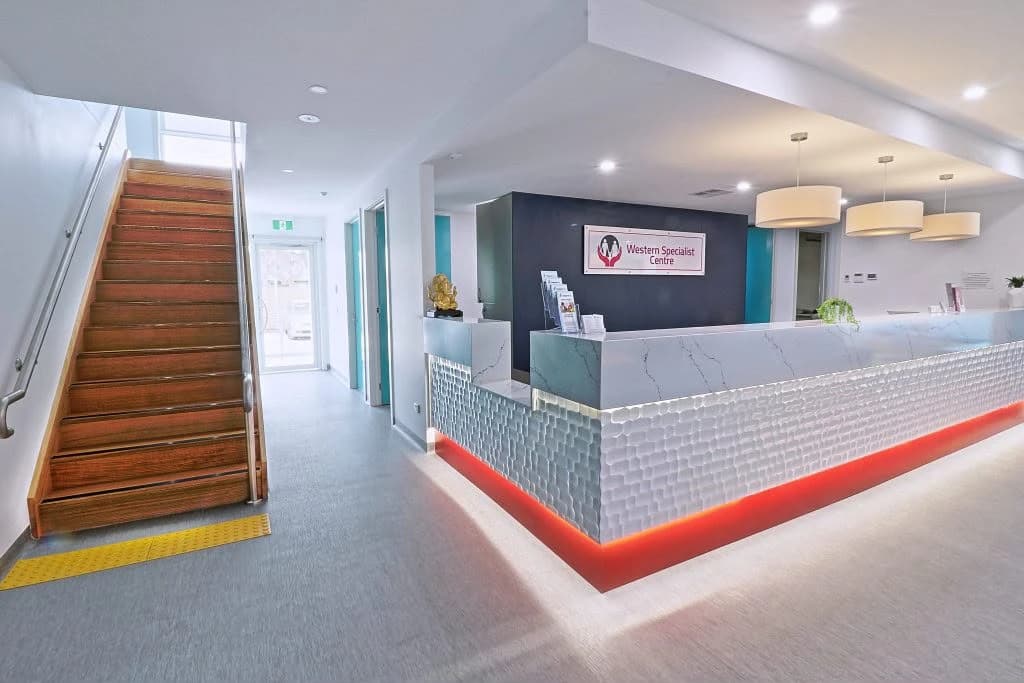 Western Specialist Centre reception
